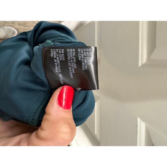 BHLDN Green Anthropologie Lena Jersey Blouson Maxi Gown Dress Size 0 - Picture 8 of 10